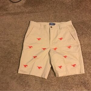 VTG Fanpants Men's Shorts Polyester w/embroidered UGA Ponies Size 33
